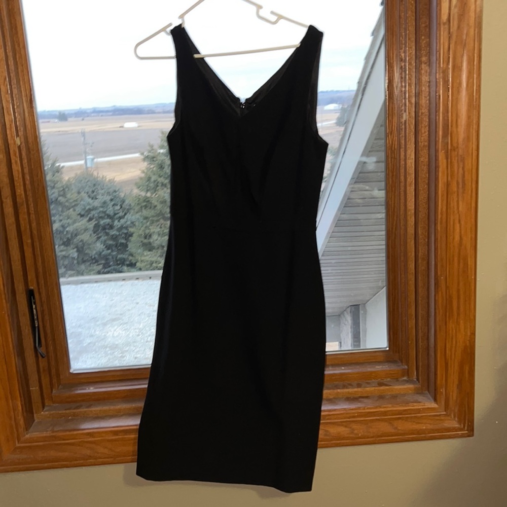 Formal black White House Black Market dress